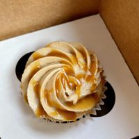 Caramel apple crisp baby cake   at Petunia's Pies and Pastries in Portland