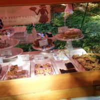 Petunias delicious goodies at Portland Farmers Market at Petunia's Pies and Pastries in Portland