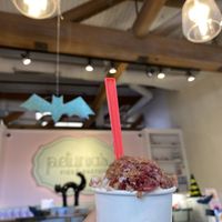 Vegan Strawberry 🍓 Crumble Ice Cream   at Petunia's Pies and Pastries in Portland