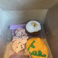 Two Cookies and Babycake for Take Away 😛💗  at Petunia's Pies and Pastries in Portland