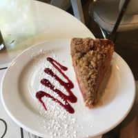 sour cherry peach pie at Petunia's Pies and Pastries in Portland