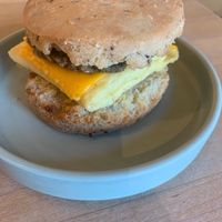 Biscuit sandwhich at Petunia's Pies and Pastries in Portland