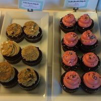  Many  cupcake options  at Petunia's Pies and Pastries in Portland