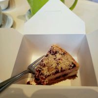 Marionberry Cheesecake at Petunia's Pies and Pastries in Portland
