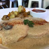 Biscuits and gravy at Petunia's Pies and Pastries in Portland