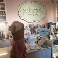 Vegan cookie dough ice cream at Petunia's Pies and Pastries in Portland