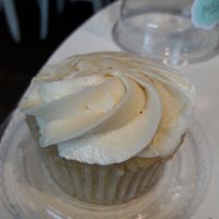 Coconut lemon cupcake at Petunia's Pies and Pastries in Portland