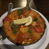 Tofu paella- this was fantastic   at BLK SHP in Swedesboro