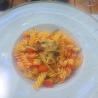 Vegan fusilli at Fabbrica in Pula