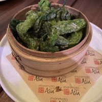 Shishito peppers  at Morimoto Asia in Lake Buena Vista