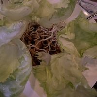 Tofu lettuce wraps (modified from pork lettuce wrap starter)  at Morimoto Asia in Lake Buena Vista