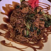 Lo mein vegetable with tofuu  at Morimoto Asia in Lake Buena Vista