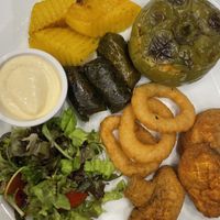 Vegan platter  at Parthenon in Zakynthos