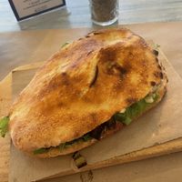 pizza sandwhich   at La Cucina  in 