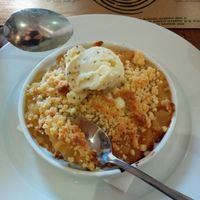 I had ths a year ago so I cant remember what this is, probably another type of apple crumbel at Amico Bio - Holborn  in London