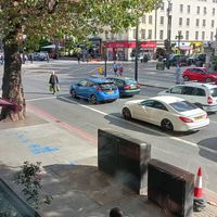 View from the top seating area at The Veg Box Cafe - London in North West London