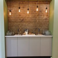 Water station at The Veg Box Cafe - London in North West London