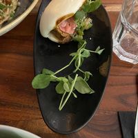 Bao appetizer  at The Veg Box Cafe - London in North West London