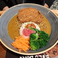 Katsu curry at The Veg Box Cafe - London in North West London