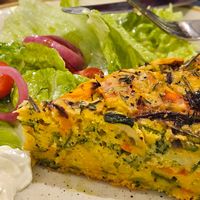 Fritata at The Veg Box Cafe - London in North West London