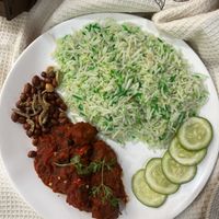 Vegan Nasi Lemak   at Nirmalya in Tiruchirappalli