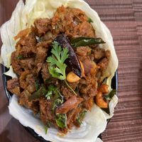 Vegan Soy Mutton Cuka  at Nirmalya in Tiruchirappalli