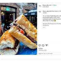  at Blue's Cafe in Cork