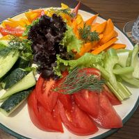 Vegetable plate  at ANT'S in Bishkek