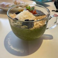 Green goddess smoothie bowl  at FuiyOh in New Delhi