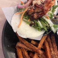 Bao and sweet potato fries  at Chao in Kolding