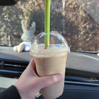 PB cup smoothie! Also, got an everything bagel with non dairy cream cheese (violife) this location also sells vegan treats pastries at Raw Replenish - Maybe closed in Royersford