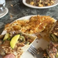 Vegan burritoos  at Shelly's in Burien