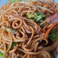 Vegetable Lo Mein at Chopstix in Green River