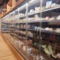 Refrigerated section at Witiker Bioladen in Zurich