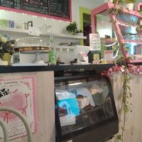 Counter at C+ Bakery in Berlin