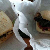 Vegan sandwiches at Grindhouse Cafe in Griffith