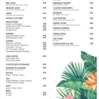 Menu  at Suksma Kitchen  in Canggu