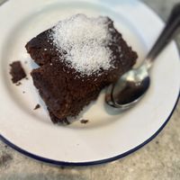 Vegan brownie   at Coffee Muxu in Bayonne