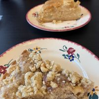  Nut  flan & pear cake delicious  at À Tantôt in Rouen