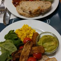 Vegan breakfast at Fruccola in Budapest