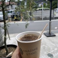 Hojicha hot  at Amazake Stand Kamakura  in Kamakura