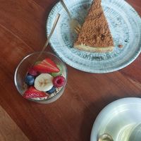 Lotus cake und kleine yoghurt bowl at DOA in Bad Nauheim