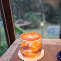 My bday cake from May  2024. at The Veganices in Rio De Janeiro