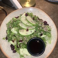 Greek salad made vegan  at Babi - Resto Bar & Wine in Tivat