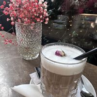 Vegan cafe latte   at Babi - Resto Bar & Wine in Tivat
