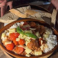 Vegan meatballs  at Babi - Resto Bar & Wine in Tivat