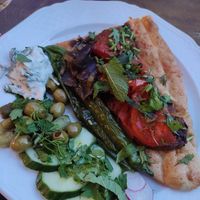 Persischer Gemüseteller at Café Mundgerecht in Essen