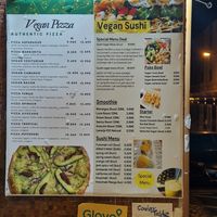 Menu at Vegan Sushi House  in Lisbon