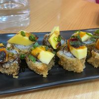 Special fried sushi at Vegan Sushi House  in Lisbon