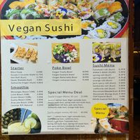 Mini-Menu at Vegan Sushi House  in Lisbon